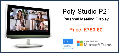 Poly Studio P21 Personal Meeting Display